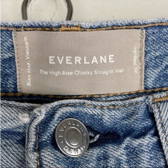 EVERLANE The High Rise Cheeky Straight Jean size 26 - Picture 12 of 13